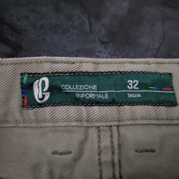 COLLEZIONE INFORMALE | straight leg khaki denim jeans - Picture 11 of 14